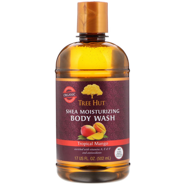 Tree Hut, Shea Moisturizing Body Wash, Tropical Mango, 17 fl oz (502 g) - The Supplement Shop