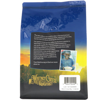 Mt. Whitney Coffee Roasters, Organic Peru, Medium Roast Whole Bean Coffee, 12 oz (340 g)
