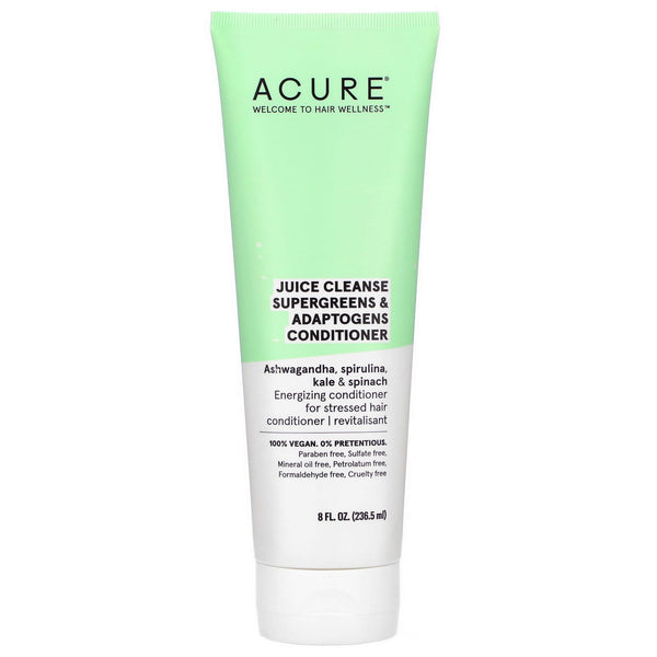 Acure, Juice Cleanse Supergreens & Adaptogens Conditioner, 8 fl oz (236.5 ml) - The Supplement Shop