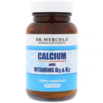 Dr. Mercola, Calcium with Vitamins D3 & K2, 90 Capsules - The Supplement Shop