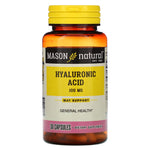 Mason Natural, Hyaluronic Acid, 100 mg, 30 Capsules - The Supplement Shop