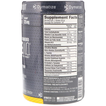 Dymatize Nutrition, Pre-W.O., Pineapple Orange Crush, 14.11 oz (400 g)