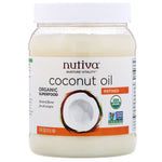 Nutiva, Organic Coconut Oil, Refined, 54 fl oz (1.6 l) - The Supplement Shop