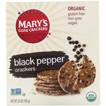 Mary's Gone Crackers, Black Pepper Crackers, 6.5 oz (184 g) - The Supplement Shop