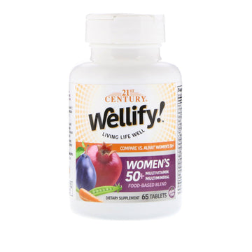 21st Century, Wellify Women's 50+ Multivitamin Multimineral, 65 Tablets