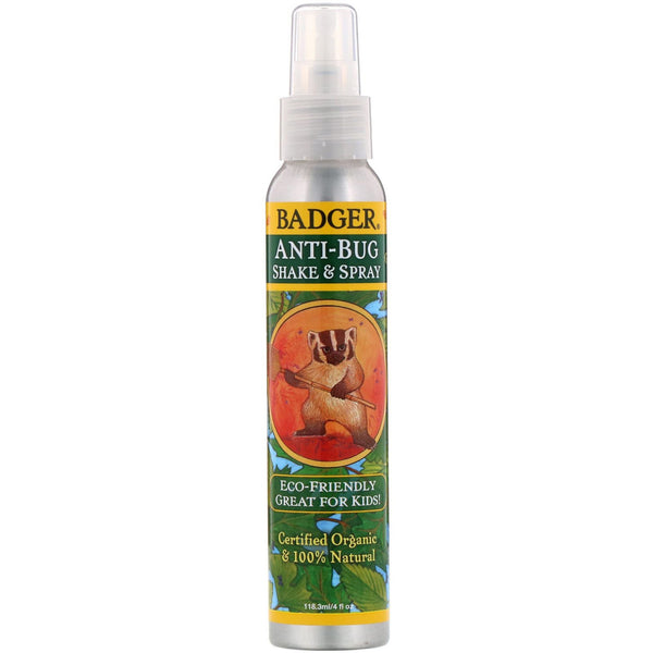 Badger Company, Anti-Bug, Shake & Spray, 4 fl oz (118.3 ml) - The Supplement Shop