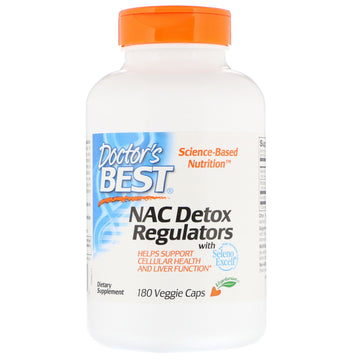 Doctor's Best, NAC Detox Regulators, 180 Veggie Caps