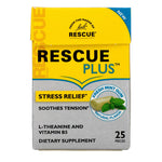Bach, Rescue Plus Gum, Stress Relief, Fresh Mint, 25 Pieces - The Supplement Shop