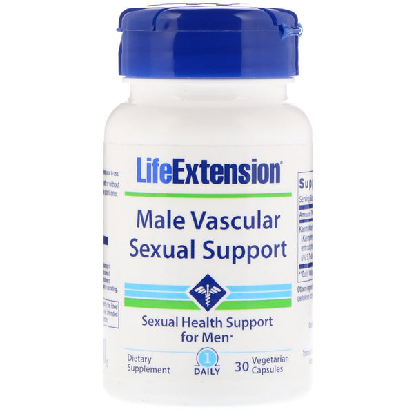 Life Extension, Male Vascular Sexual Support, 30 Vegetarian Capsules - The Supplement Shop