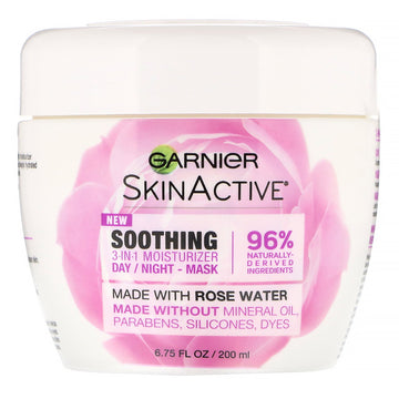 Garnier, SkinActive, Soothing 3-in-1 Moisturizer with  Rose Water, 6.75 fl oz (200 ml)