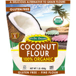 Edward & Sons, Let's Do Organic, 100% Organic Coconut Flour, 1 lb (454 g) - The Supplement Shop