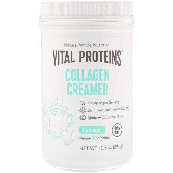 Vital Proteins, Collagen Creamer, Coconut, 10.3 oz (293 g) - The Supplement Shop