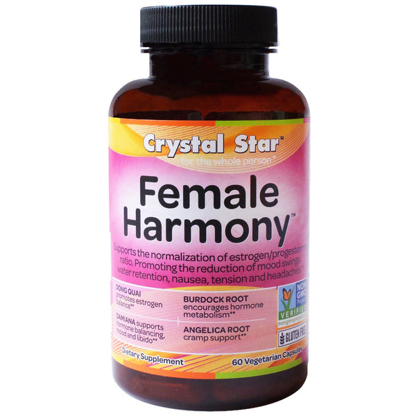 Crystal Star, Female Harmony, 90 Veggie Caps - The Supplement Shop