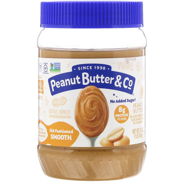 Peanut Butter & Co., Old Fashioned Smooth, Peanut Butter, 16 oz (454 g) - The Supplement Shop