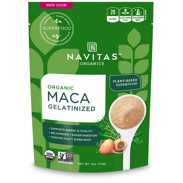 Navitas Organics, Organic Maca, Gelatinized, 4 oz (113 g) - The Supplement Shop
