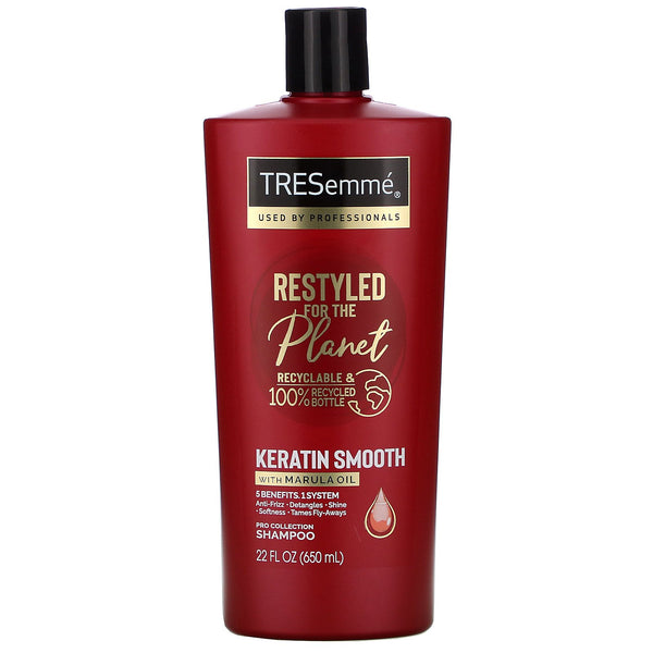 Tresemme, Keratin Smooth with Marula Oil Shampoo, 22 fl oz (650 ml) - The Supplement Shop