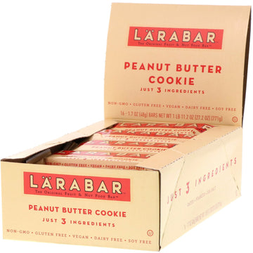 Larabar, Peanut Butter Cookie, 16 Bars, 1.7 oz (48 g) Each
