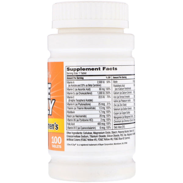 21st Century, One Daily, Women's, 100 Tablets - The Supplement Shop