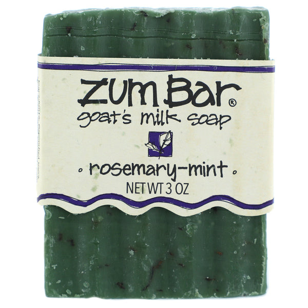 Indigo Wild, Zum Bar, Goat's Milk Soap, Rosemary-Mint, 3 oz Bar - The Supplement Shop