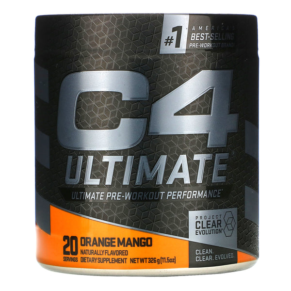 Cellucor, C4 Ultimate Pre-Workout Performance, Orange Mango, 11.5 oz (326 g) - The Supplement Shop