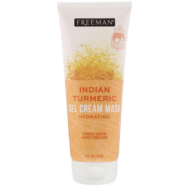 Freeman Beauty, Indian Turmeric Gel Cream Mask, 6 fl oz (175 ml) - The Supplement Shop