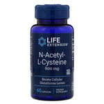 Life Extension, N-Acetyl-L-Cysteine, 600 mg, 60 Capsules - The Supplement Shop
