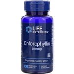Life Extension, Chlorophyllin, 100 mg, 100 Vegetarian Capsules - The Supplement Shop