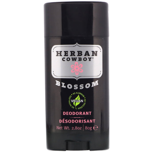Herban Cowboy, Deodorant, Blossom, 2.8 oz (80 g) - The Supplement Shop