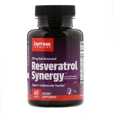 Jarrow Formulas, Resveratrol Synergy, 200 mg Total Resveratrol, 60 Tablets