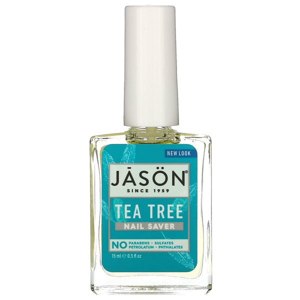 Jason Natural, Nail Saver, Tea Tree, 0.5 fl oz (15 ml) - The Supplement Shop
