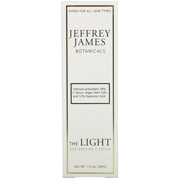 Jeffrey James Botanicals, The Light Age Defying C Serum, 1.0 oz (29 ml) - The Supplement Shop