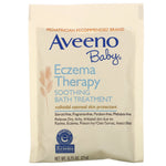 Aveeno, Baby, Eczema Therapy, Soothing Bath Treatment, Fragrance Free, 5 Bath Packets, 3.75 oz (106 g) - The Supplement Shop