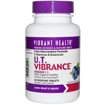 Vibrant Health, U.T. Vibrance, Version 1.1, 50 Vegipure Tablets