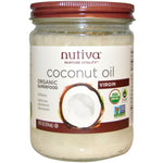 Nutiva, Organic Coconut Oil, Virgin, 14 fl oz (414 ml) - The Supplement Shop