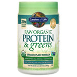 Garden of Life, RAW Protein & Greens, Organic Plant Formula, Lightly Sweet, 22.92 oz (650 g) - The Supplement Shop