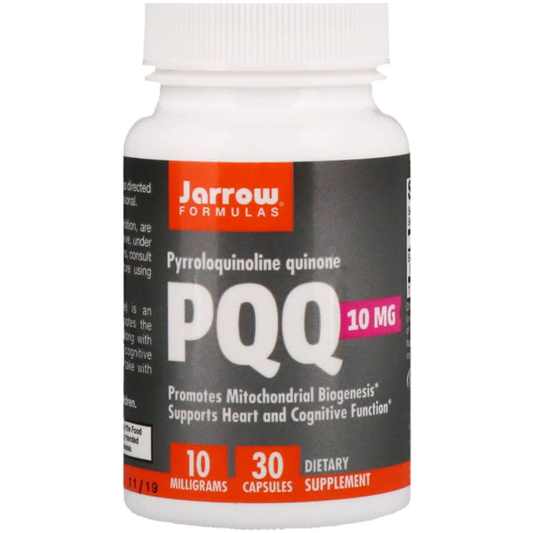 Jarrow Formulas, PQQ (Pyrroloquinoline Quinone), 10 mg, 30 Capsules - The Supplement Shop