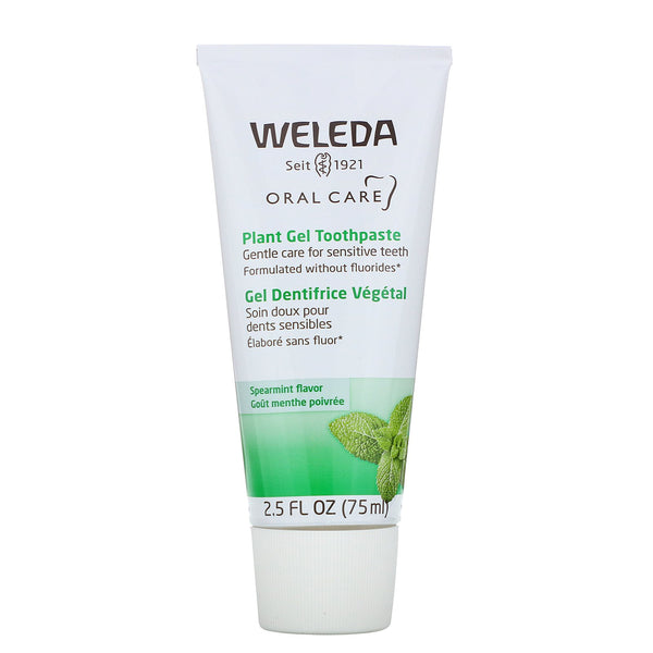 Weleda, Oral Care, Plant Gel Toothpaste, Spearmint, 2.5 fl oz (75 ml) - The Supplement Shop