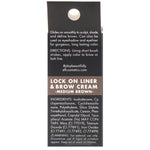 E.L.F., Lock On, Liner And Brow Cream, Medium Brown, 0.19 oz (5.5 g) - The Supplement Shop