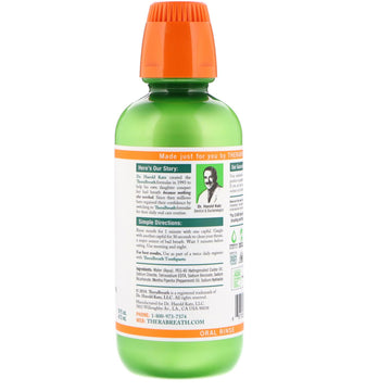 TheraBreath, Fresh Breath, Oral Rinse, Mild Mint, 16 fl oz (473 ml)