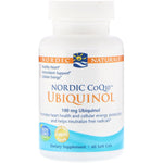 Nordic Naturals, Ubiquinol, Nordic CoQ10, 100 mg, 60 Soft Gels - The Supplement Shop