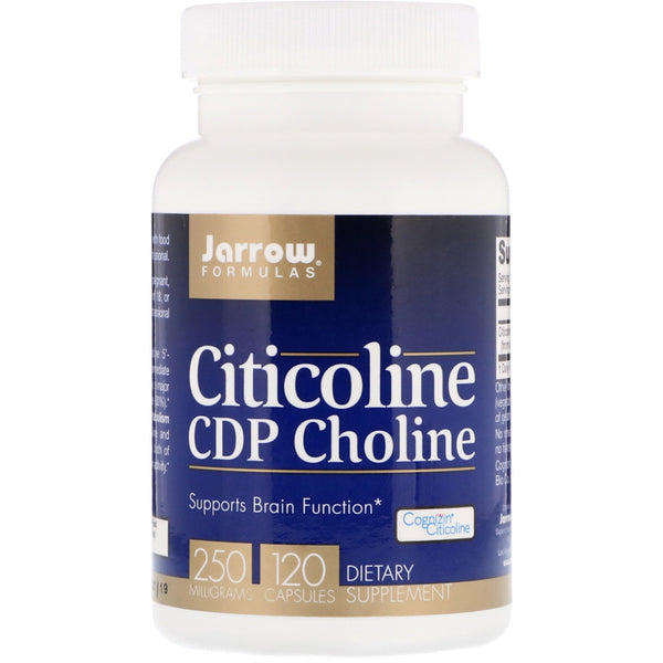 Jarrow Formulas, Citicoline, CDP Choline, 250 mg, 120 Capsules - The Supplement Shop