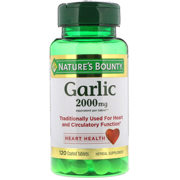 Nature's Bounty, Garlic, 2,000 mg, 120 Coated Tablets