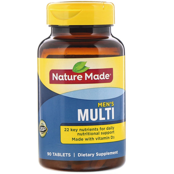 Nature Made, Men's Multi, 90 Tablets - The Supplement Shop