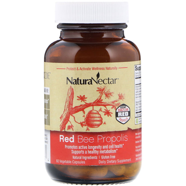 NaturaNectar, Red Bee Propolis, 60 Vegetable Capsules - The Supplement Shop
