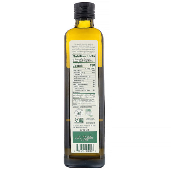 California Olive Ranch, Extra Virgin Olive Oil, Arbequina, 16.9 fl oz (500 ml) - The Supplement Shop
