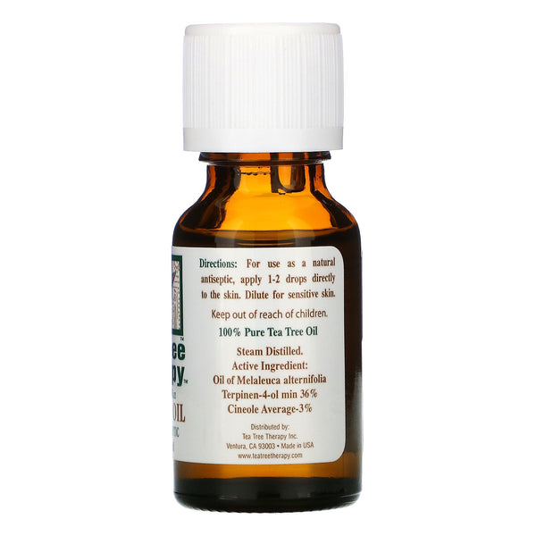 Tea Tree Therapy, Tea Tree Oil, .5 fl oz (15 ml) - The Supplement Shop