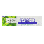 Jason Natural, PowerSmile, Anti-Cavity & Whitening Gel, Powerful Peppermint, 6 oz (170 g) - The Supplement Shop