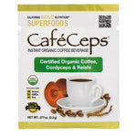 California Gold Nutrition, CafeCeps, Organic Instant Coffee with Cordyceps and Reishi Mushroom, 30 Packets, .077 oz (2.2 g) Each - The Supplement Shop