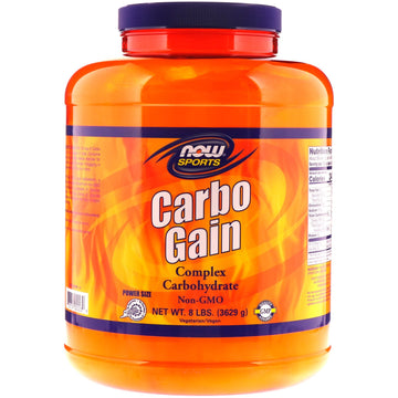Now Foods, Sports, Carbo Gain, 8 lbs (3629 g)