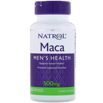 Natrol, Maca, 500 mg, 60 Capsules